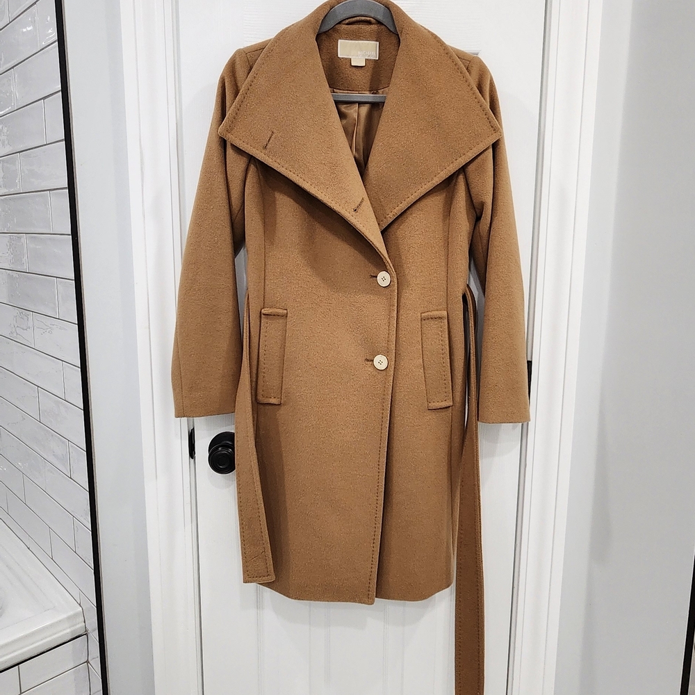 Michael Kors Camel Wool Coat